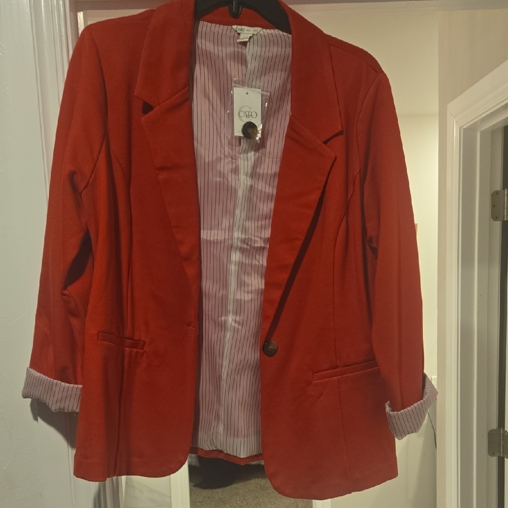 Cato Red Blazer Jacket